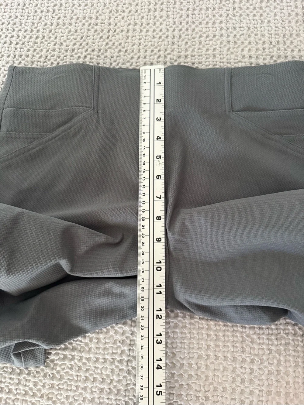 Maurices women’s pants high rise crop Bengaline gray size L